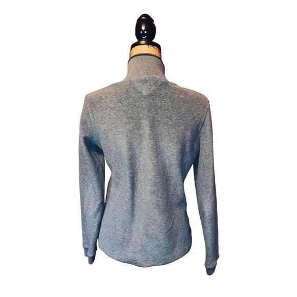 Tommy Hilfiger Gray Women’s Fleece Full Zip Jacket Size Small - Picture 2 of 5